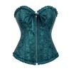 Women Sexy Jacquard Overbust Bustiers and Corsets Plus Size M1795