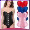 sexy white satin bustier m1639D