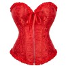 Women Sexy Jacquard Overbust Bustiers and Corsets Plus Size M1795