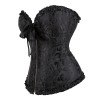Women Sexy Jacquard Overbust Bustiers and Corsets Plus Size M1795