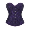 sexy black jacquard corset m1835C