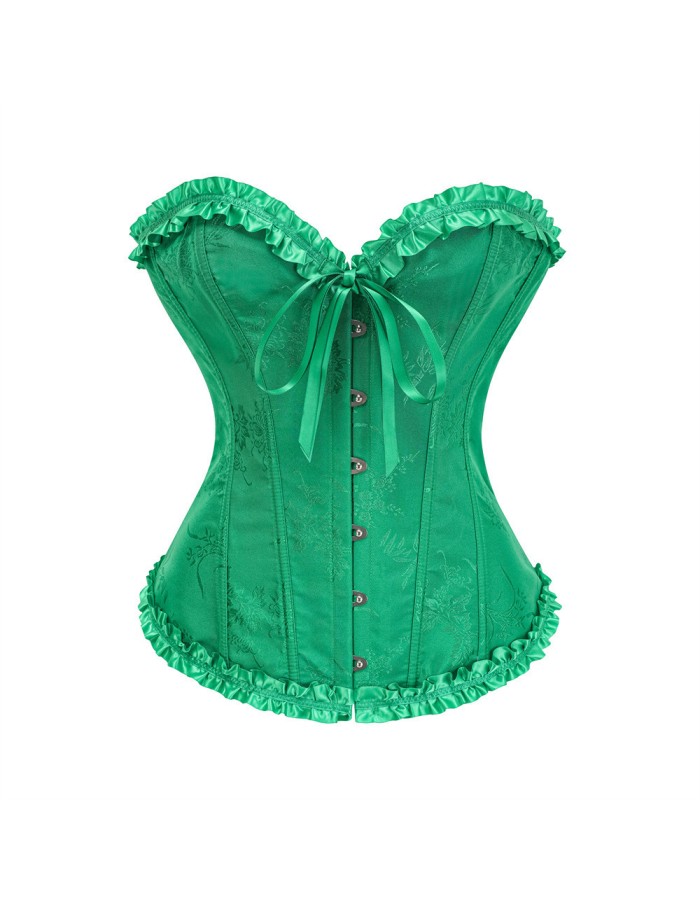 Women Sexy Corsets Bustiers Floral Burlesque Vintage Corset M26046