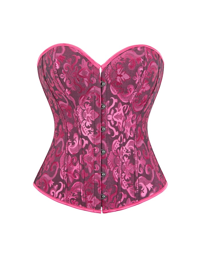 sexy black jacquard corset m1835C