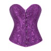 sexy black jacquard corset m1835C