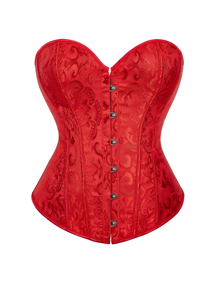 sexy black jacquard corset m1835C