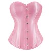 sexy white satin bustier m1639D