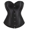 sexy white satin bustier m1639D