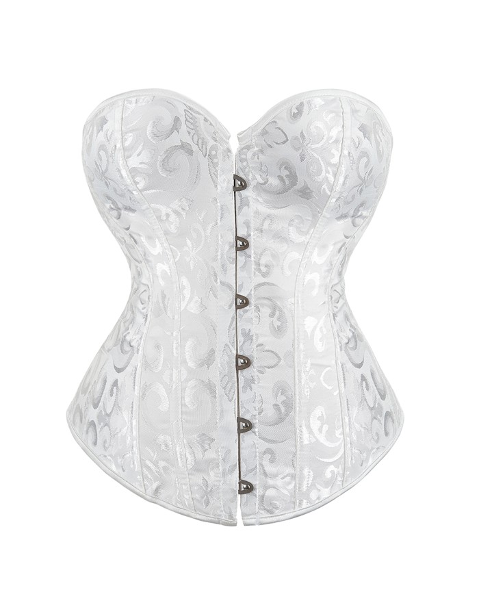 sexy black jacquard corset m1835C