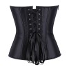 Women Steampunk Gothic Faux Leather Overbust Corset Top Vintage Pirate Costume Body Trainer Lingerie Burlesque Bustier Plus Size XF361