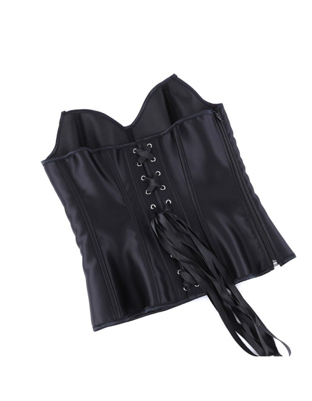 Women Steampunk Gothic Faux Leather Overbust Corset Top Vintage Pirate Costume Body Trainer Lingerie Burlesque Bustier Plus Size XF361
