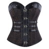 Steampunk Clothing Women Corset Top Plus Size Overbust Pirate Bustier Lace Up Costume Gothic Corselet  CY325
