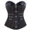 Steampunk Clothing Women Corset Top Plus Size Overbust Pirate Bustier Lace Up Costume Gothic Corselet  CY325