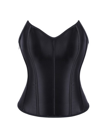 Women Steampunk Gothic Faux Leather Overbust Corset Top Vintage Pirate Costume Body Trainer Lingerie Burlesque Bustier Plus Size XF361