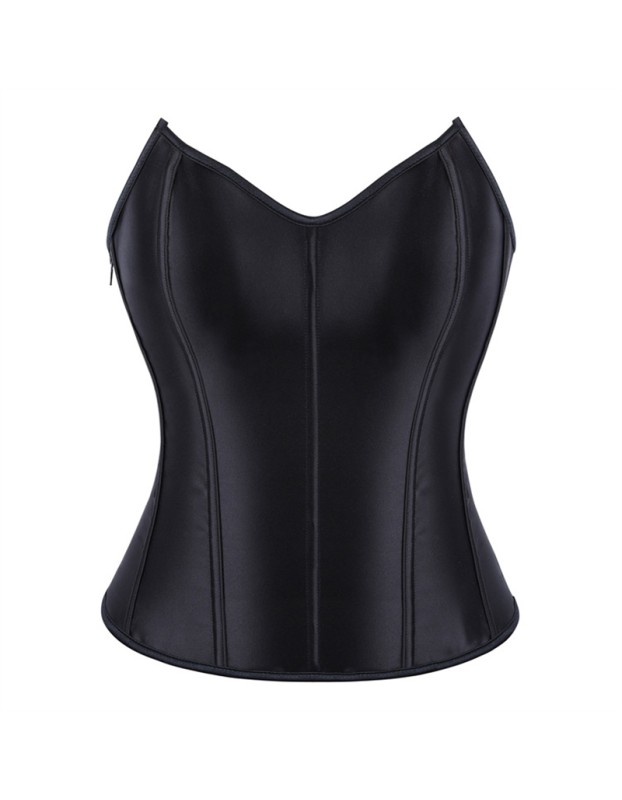Women Steampunk Gothic Faux Leather Overbust Corset Top Vintage Pirate Costume Body Trainer Lingerie Burlesque Bustier Plus Size XF361