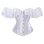 Solid Color Satin Lace Corset Tops Sexy Off Shoulder Warp Chest Bustier s Women Lingerie Bustiers Blalck Red White KKX1808