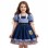 Kids Cosplay Judy Hopps Police Dress Girl Officer Bunny Dress up Children Carnival Birthday Halloween Party Princess Costumes 25034
