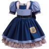 Kids Cosplay Judy Hopps Police Dress Girl Officer Bunny Dress up Children Carnival Birthday Halloween Party Princess Costumes 25034