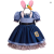 Blue Dress+Hair band 