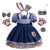 Blue Dress+5-piece set 