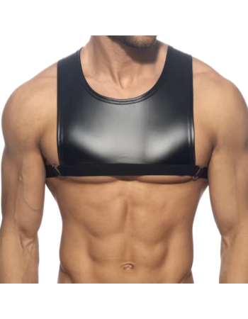 Mens Adult Glossy Cropped Tank Top Solid Color Sleeveless Corset Vest Tops Swimwear Bodybuilding Sports Bra Vest Tee Nightwear N864
