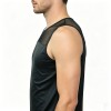 Mens Vest U-neck Chest Mesh Sleeveless T-Shirts Tops Summer Casual Sports Tank Tee Tshirt Clothing For Men Plus Size N861