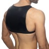 Mens Adult Glossy Cropped Tank Top Solid Color Sleeveless Corset Vest Tops Swimwear Bodybuilding Sports Bra Vest Tee Nightwear N864