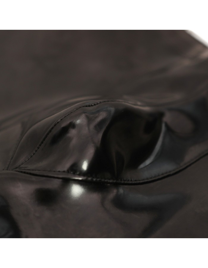 Faux Latex Reversible Double Sided PU Leather Jeans Wet Look PVC Trousers Convex Pouch Legging Tight Shiny Matt Pantalon Spodnie  MNK33