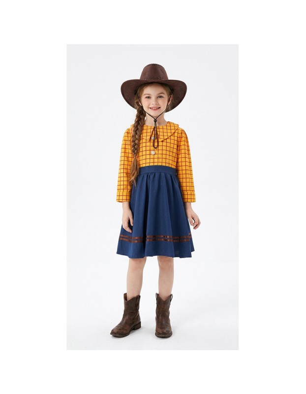 Cosplay Story Woody Costume Sets Cowboy Christmas Dress Unisex Sheriff's Halloween Carnival Dress Up Party Toy Stage Performance YM8788
