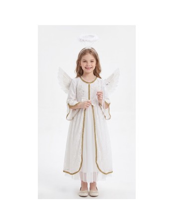 Angel Cosplay Costumes Children's Day school play Stage Performance Outfits wing Girls Carnival Party Fancy Dress Costumes YM8797