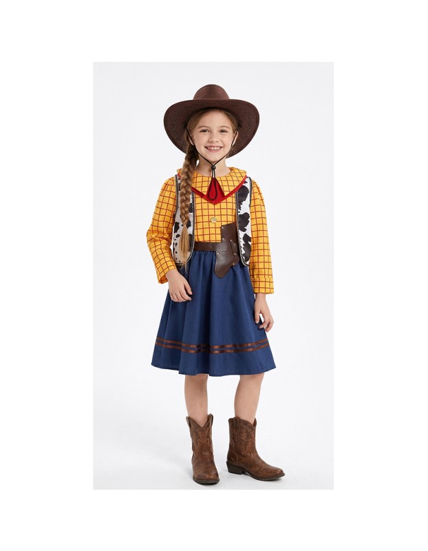 Cosplay Story Woody Costume Sets Cowboy Christmas Dress Unisex Sheriff's Halloween Carnival Dress Up Party Toy Stage Performance YM8788