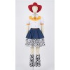 Disguise Jessie Cosplay Costume for Kids Women Western Cowboy Doll Costumes Halloween Carnival Party Jessie Polka Dot Dress YM8808