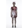Halloween Zombie Nurse Costume for Cosplay Bloody Scary Party Outfit Horror Stage Performance Dress for Adults