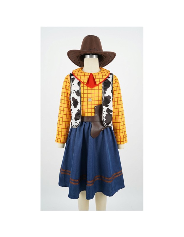 Cosplay Story Woody Costume Sets Cowboy Christmas Dress Unisex Sheriff's Halloween Carnival Dress Up Party Toy Stage Performance YM8788