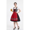 Dirndl Dress for Oktoberfest Bavarian Traditional Costume for Women Cosplay Festival Party Stage Performance Outfit YM8781