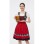 Dirndl Dress for Oktoberfest Bavarian Traditional Costume for Women Cosplay Festival Party Stage Performance Outfit YM8781