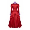 Adult Cinderella Stepmother Cosplay Costume for Halloween Evil Queen Vintage Royal Ball Gown Role Play Outfit for Women YM0831