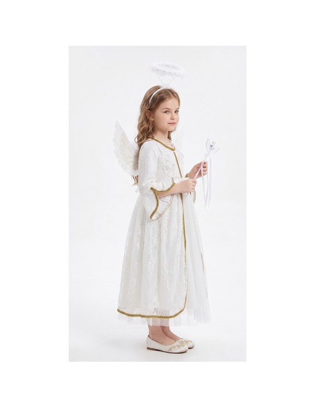 Angel Cosplay Costumes Children's Day school play Stage Performance Outfits wing Girls Carnival Party Fancy Dress Costumes YM8797