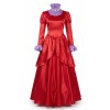 Adult Cinderella Stepmother Cosplay Costume for Halloween Evil Queen Vintage Royal Ball Gown Role Play Outfit for Women YM0831
