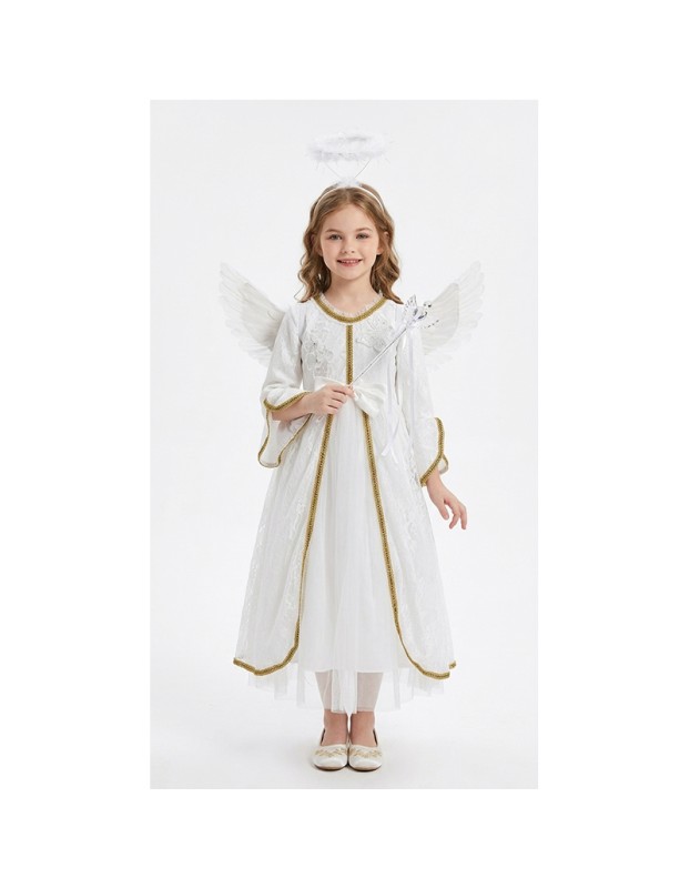 Angel Cosplay Costumes Children's Day school play Stage Performance Outfits wing Girls Carnival Party Fancy Dress Costumes YM8797