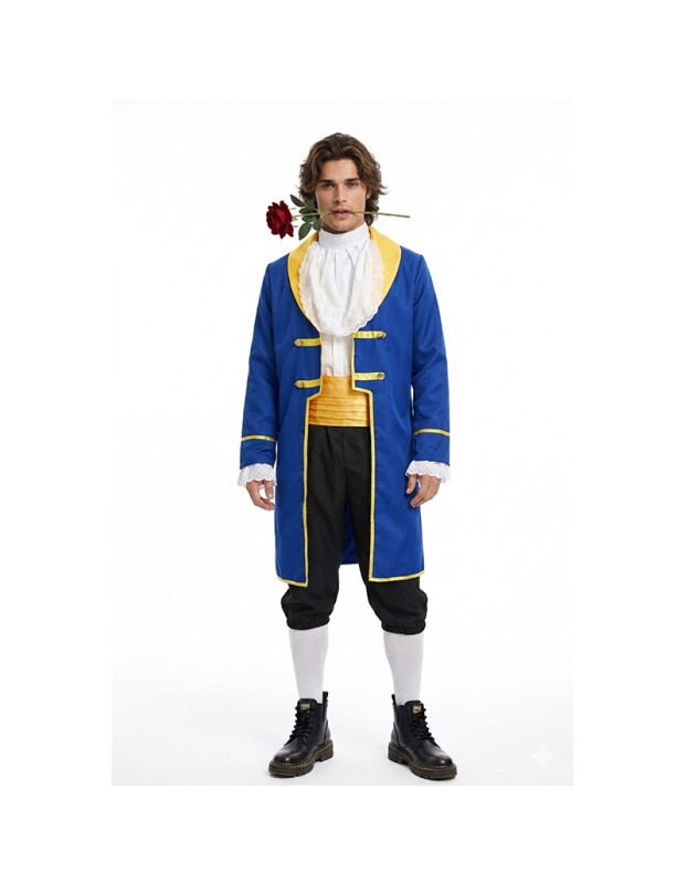 Adult Prince Cosplay Costume Medieval Style King Suit Masquerade Theme Stage Performance Men Outfits Carvinal Party Set YM8796
