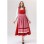 Retro Bavarian Traditional Dirndl Dress for Women Costume for Cosplay Maid Outfit for Oktoberfest Folk Festival Vintage YM0839