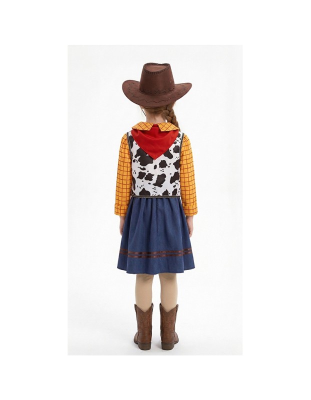 Cosplay Story Woody Costume Sets Cowboy Christmas Dress Unisex Sheriff's Halloween Carnival Dress Up Party Toy Stage Performance YM8788