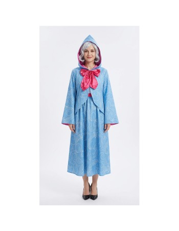 Fairy Godmother Cosplay Costume Blue Outfits Woman Halloween Carnival Cosplay Cinderella Fairy Godmother Customized Clothes YM8810