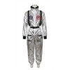 Boys Girls Astronaut Costume Silver Space Suit Halloween Role Play Costume for Kids Party Performance New Year Carnival Gift YM8819