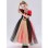 Red Queen of Hearts Long Costumes for Girls Princess's Dress Halloween Puff Sleeves Mesh Yarn Tutu Dress Carnival Party Outfit YM8815