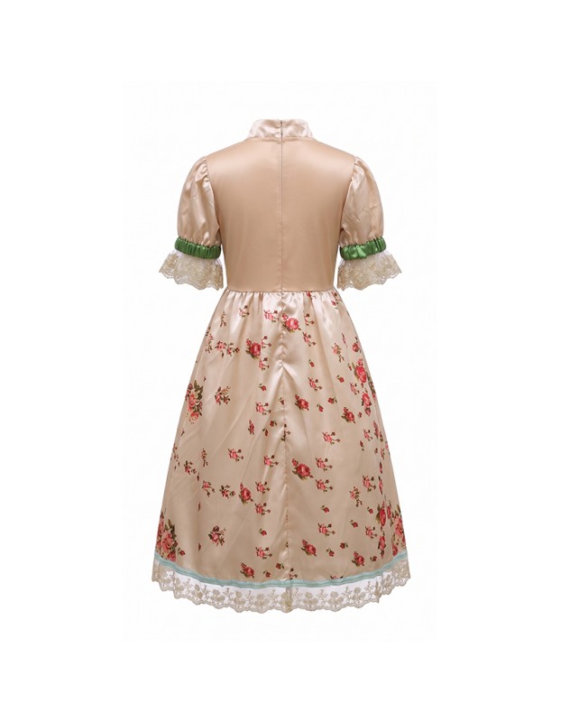 Adult Halloween Costume Red Riding Hood Grandma Princess Long Dress Stage Performance Cloak Robe Women's Traditional Ethnic Wear YM8817