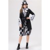 Halloween Mad Hatter Cosplay Costume, Plaid Formal Suit Stage Drama Role Play Outfit YM8813