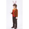 Brand New Halloween Look: Alice Through the Looking Glass White Rabbit Costume for Children - Premium Animal Character Performance Wear YM8812