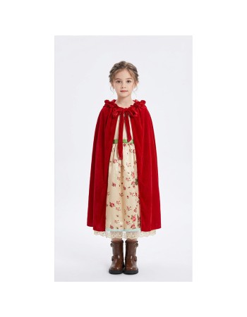 Adult Halloween Costume Red Riding Hood Grandma Princess Long Dress Stage Performance Cloak Robe Women's Traditional Ethnic Wear YM8817