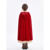 Adult Halloween Costume Red Riding Hood Grandma Princess Long Dress Stage Performance Cloak Robe Women's Traditional Ethnic Wear YM8817